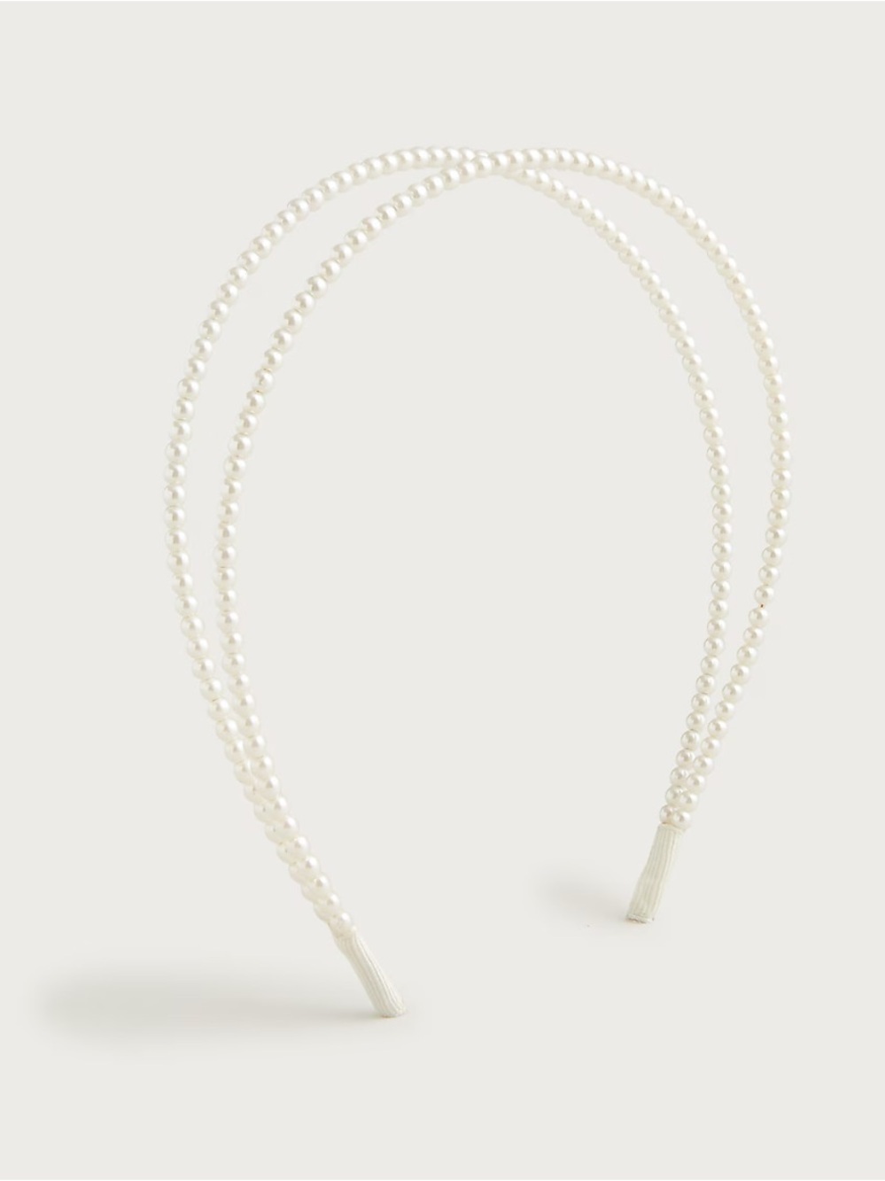 J crew Double pearl headband